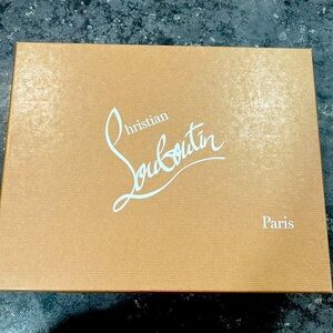 Christian Louboutin Loubishark Donna Flat calf/VV/Pat. Size 39. Original box